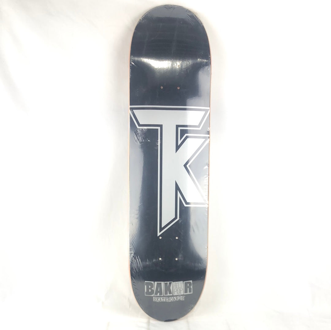 Baker Terry Kennedy "TK" Logo Black/Silver Size 8.0 Skateboard Deck