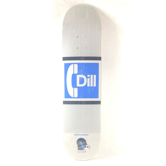 Alien Workshop Jason Dill Phone White/Grey/Blue 8" Skateboard Deck 2009