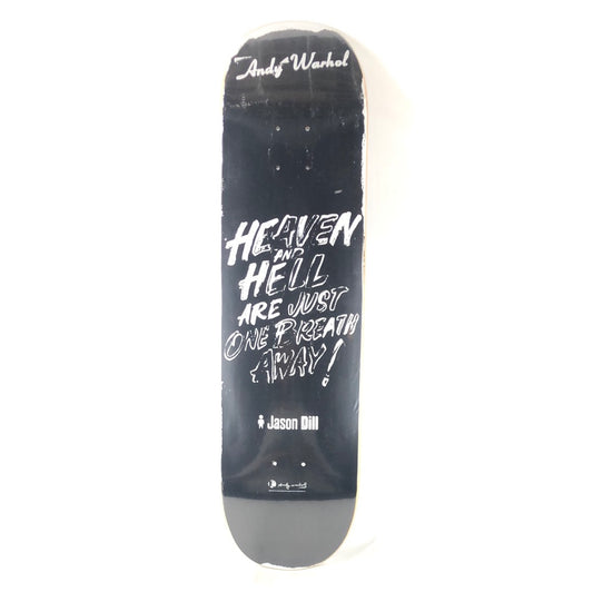 Alien Workshop Jason Dill Andy Warhol Heaven And Hell Black White 8.25" Skateboard Deck