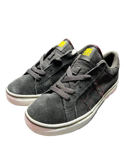 Ipath Low Black Suede Red Gold Ipath Logos Size 9.5 Vintage Sample Shoes With Stash Pocket In Tongue