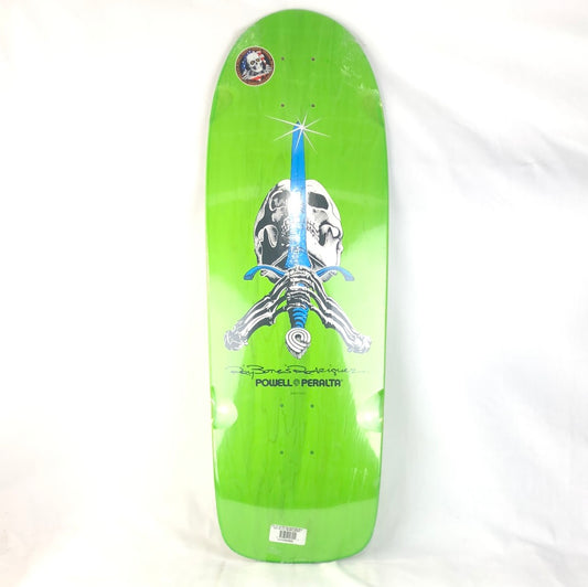 Powell Peralta Ray Rodriguez Sword Blue Green 10'' Skateboard Deck