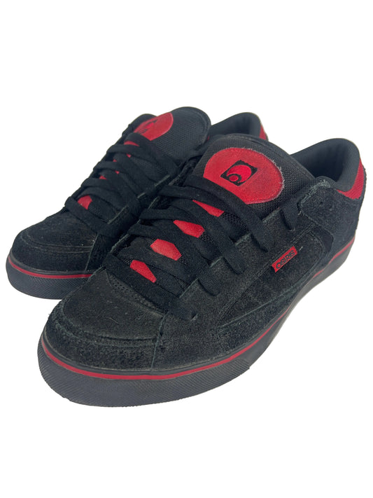 Osiris Awol Black Red Gum Size 11.5 Shoes