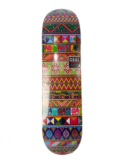Real Patrick Praman Silk Debut Pro Model Multi Textured Slick Bottom Size 8.25" Vintage NOS Deck