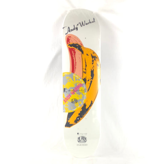 Alien Workshop Dylan Rieder Andy Warhol Bananas White Size 8" Skateboard Deck