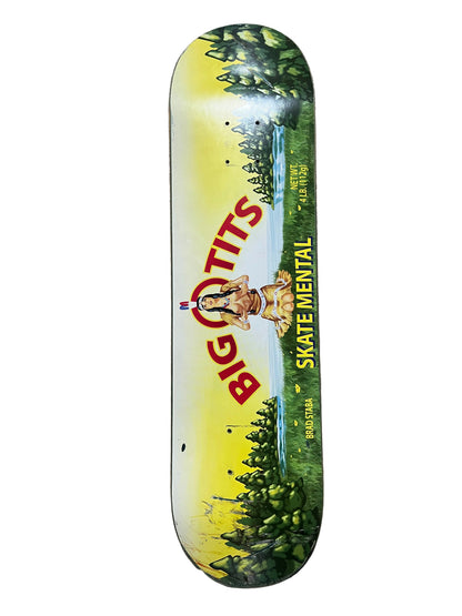 Skate Mental Brad Staba Big O Tits Size 7.9" Vintage Gripped Deck