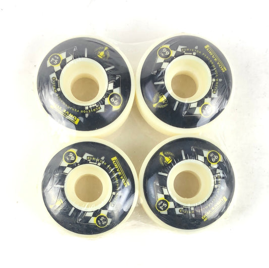 Purveyor Checker Flag Graphic Black White 54mm 99A Skateboard Wheels