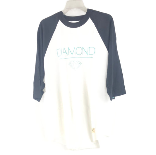 Diamond Chest Logo White Black Mint Size XL S/s Shirt