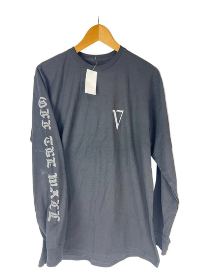 Vans Anthony Van Engelen AVE Vintage Black Grey Large V Front & Back Print Off The Wall Sleeve Print Size M L/s Vintage Shirt