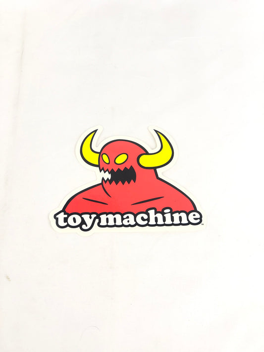 Toy Machine Devil Clear Black Red 6" x 4" Sticker