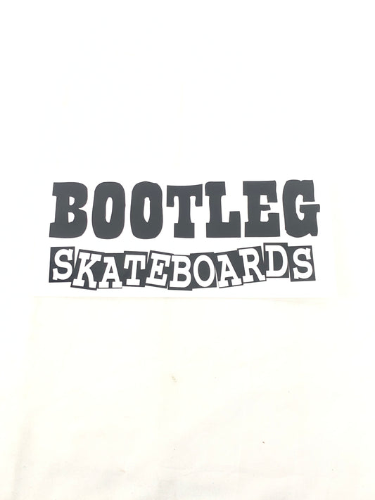 Bootleg Skateboards Clear Black 9.5" x 4.5"