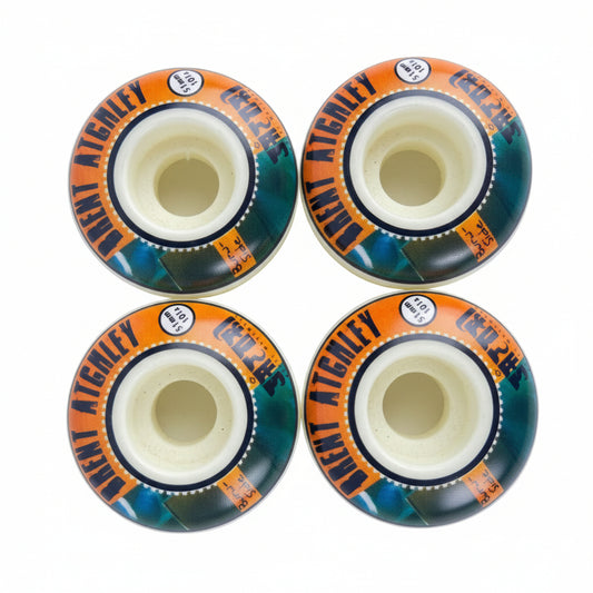 Satori Movement Brent Atchley Burn-Side Blue Black Orange White Size 51MM 101A Duro Vintage NOS Wheels