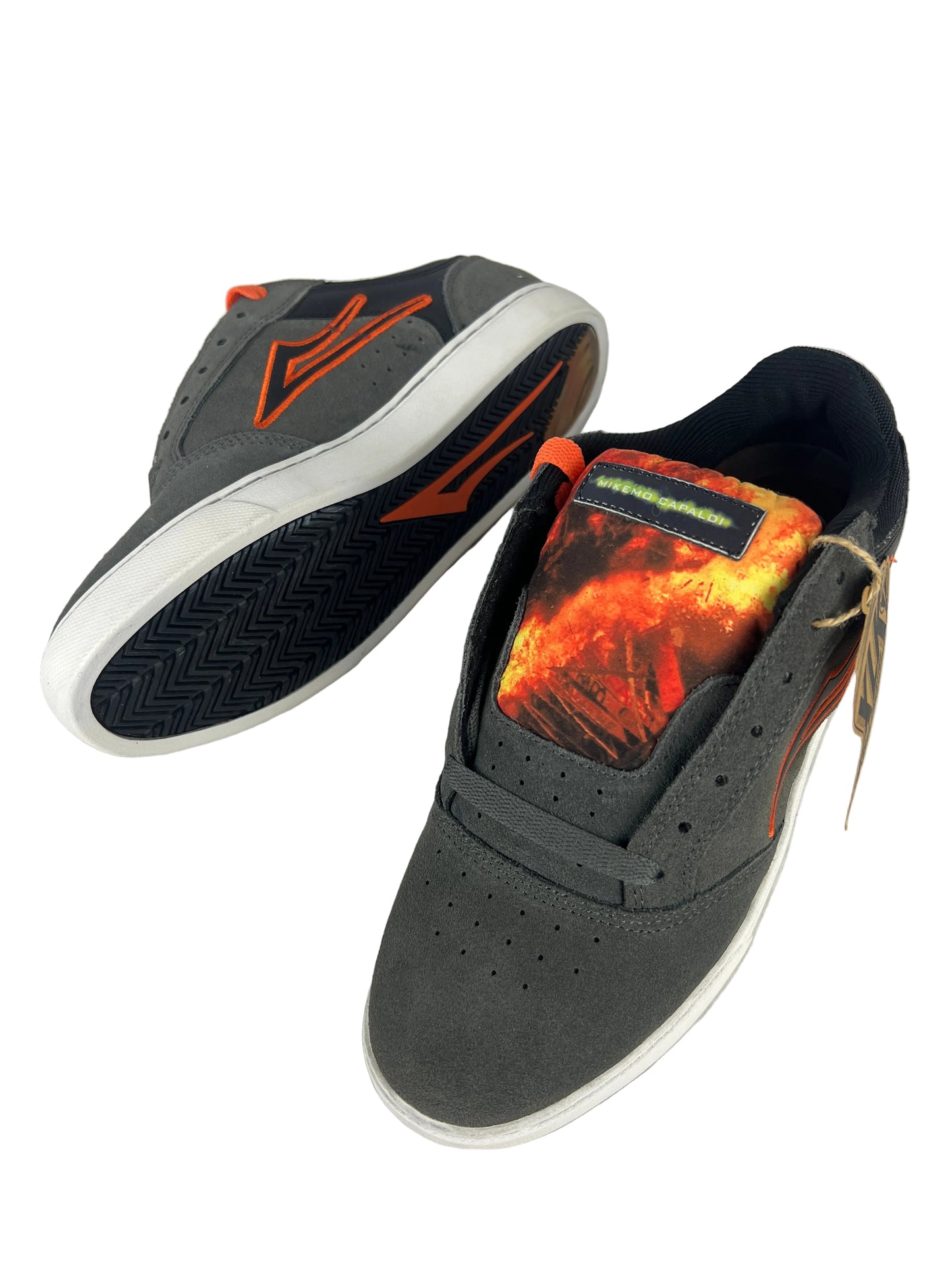 Lakai Mike Mo Grey Suede 8=D US Mens Size 10 Vintage Shoes