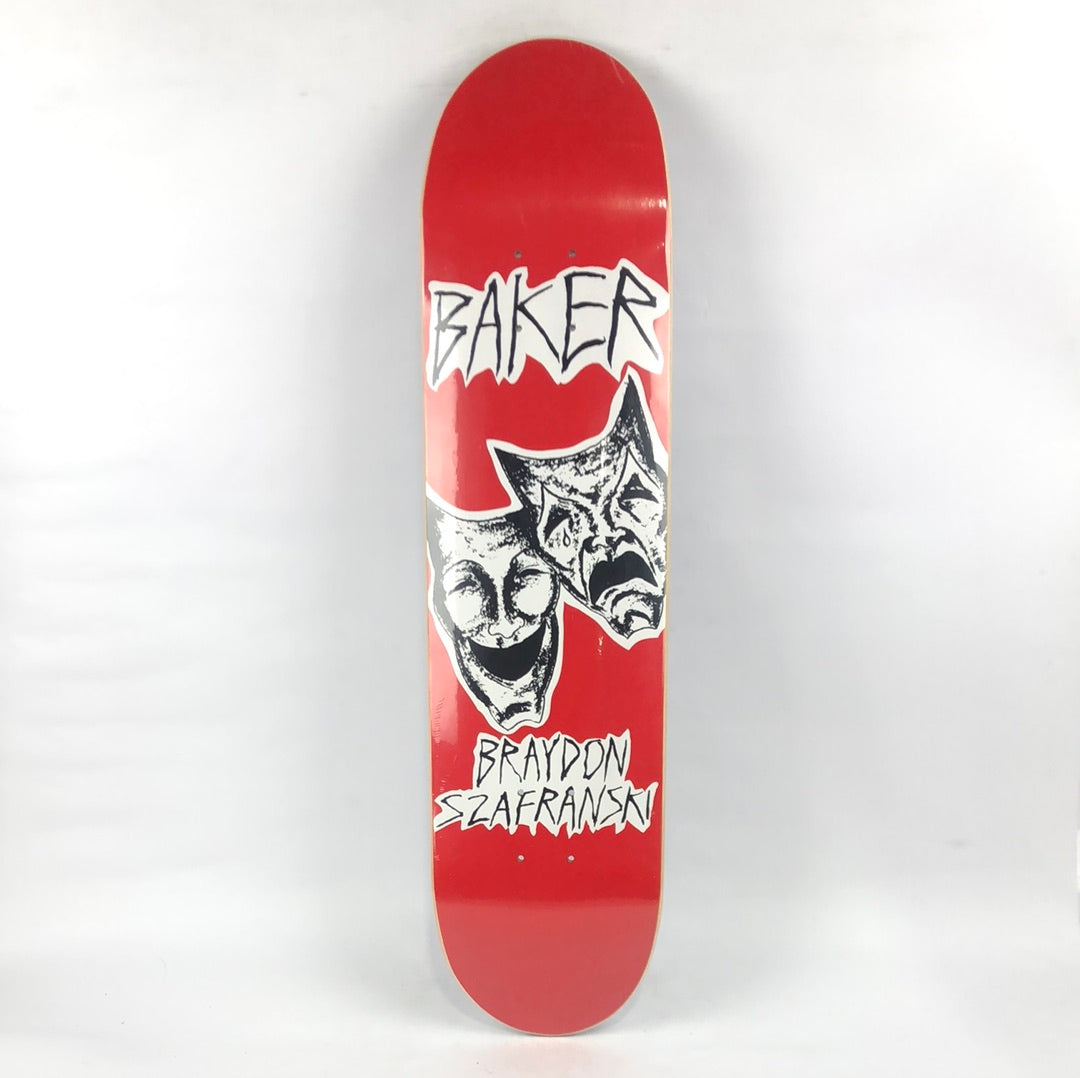 Baker Brandon Szafranski 2 faced Red/White/Black 7.5" Skateboard Deck