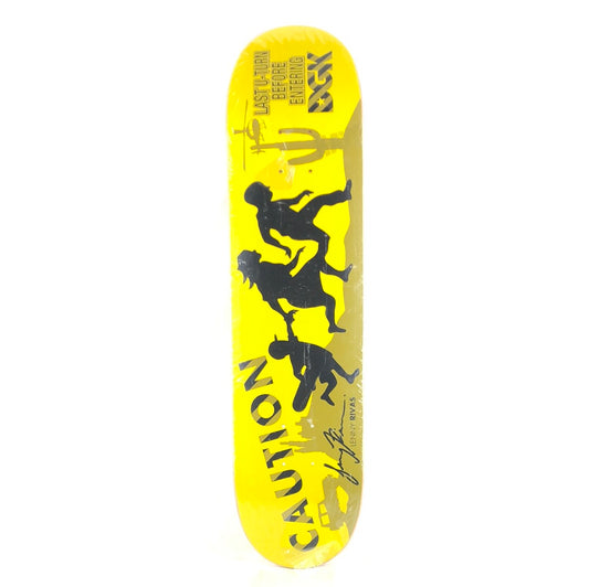 DGK Lenny Rivas Caution Yellow Black 7.5" Skateboard Deck