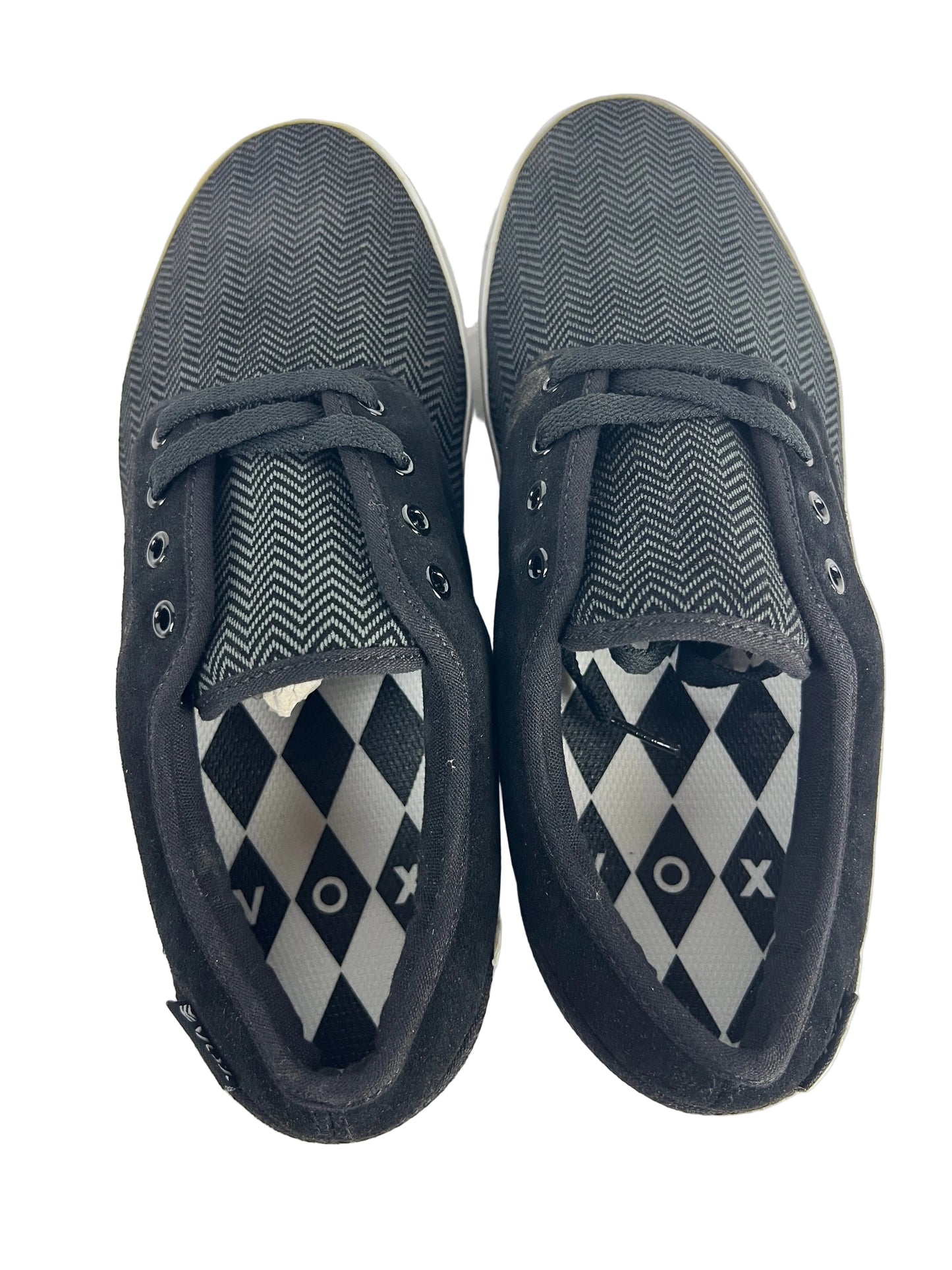 VOX Mono Black Herringbone US Mens Size 9.5 Shoes