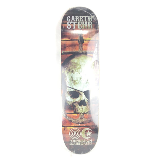 Foundation Gareth Stehr Skull Ancor Brown/Black/White Size 8.0 Skateboard Deck