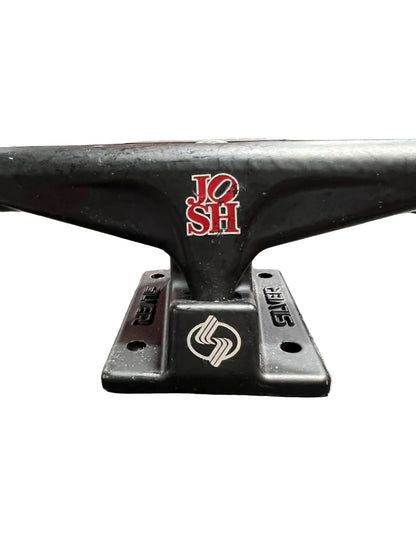 Silver L Class Josh Kalis Love Park Sign Font Red Black White Size 7.75" Vintage Trucks