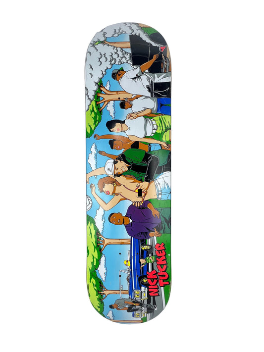 Primitive Nick Tucker Cartoon Explicit Content Multi Size 8.1" Vintage NOS Deck