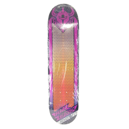 Dark Star Terrel Robinson Armor Ply Dark Star Banner Black/Purple/Orange Size 8.3 Skateboard Deck