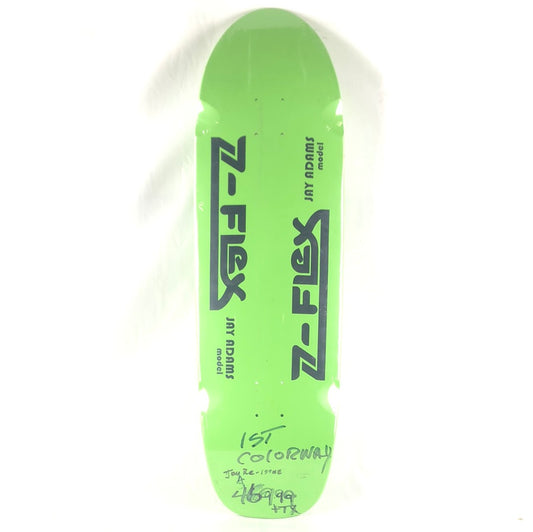 Z-Flex Jay Adams Model Green/Black 9.5" Skateboard Deck