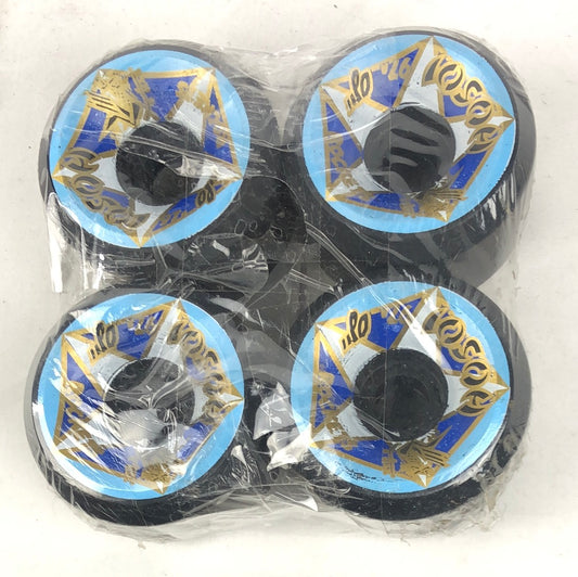 OJ Hosoi Rockets Black Blue White Gold 60mm 97 Durometer Skateboard Wheels