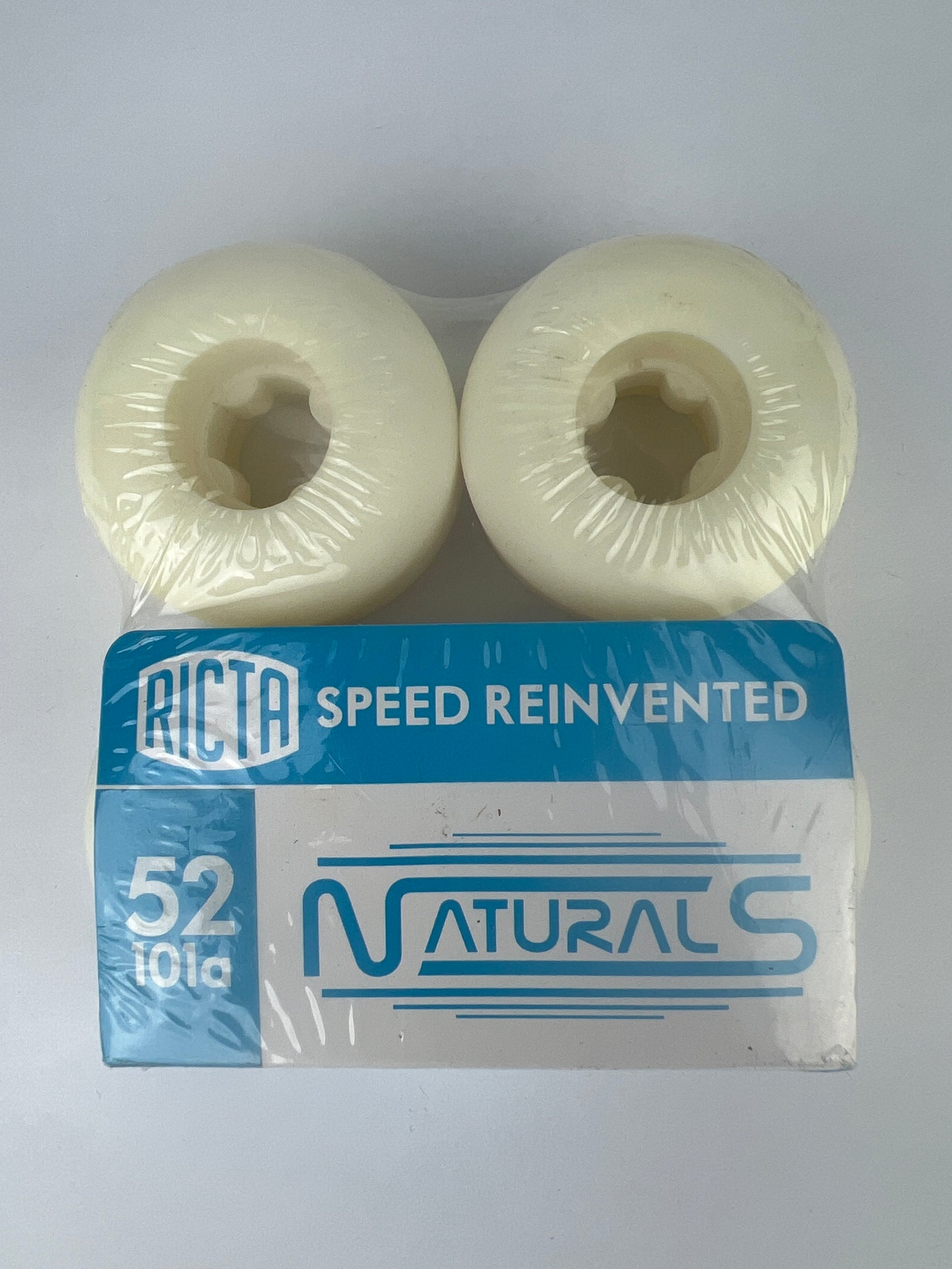 Ricta Speed Naturals Daryl Angel White Pink Blue Size 52MM 101A Duro Vintage NOS Wheels
