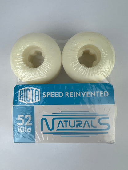 Ricta Speed Naturals Daryl Angel White Pink Blue Size 52MM 101A Duro Vintage NOS Wheels
