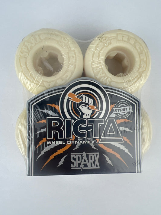 Ricta Sparx Street Formula White Clear Size 50MM 81B Duro Vintage NOS Wheels