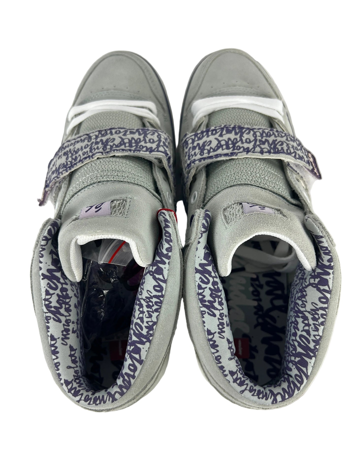 ES X Chocolate Skateboards Justin Eldridge Theory 1.5 Grey Purple US Mens Size 10.5 Classic Shoes