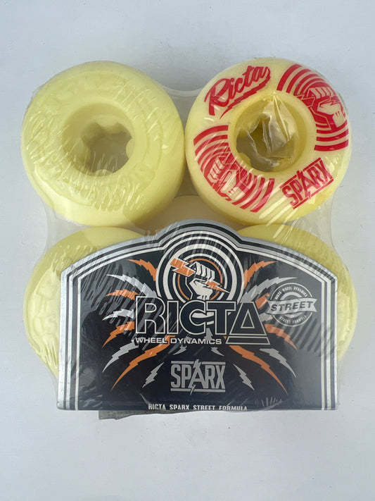 Ricta Street Formula Sparx Shockwaves White Ride White Red Size 51MM