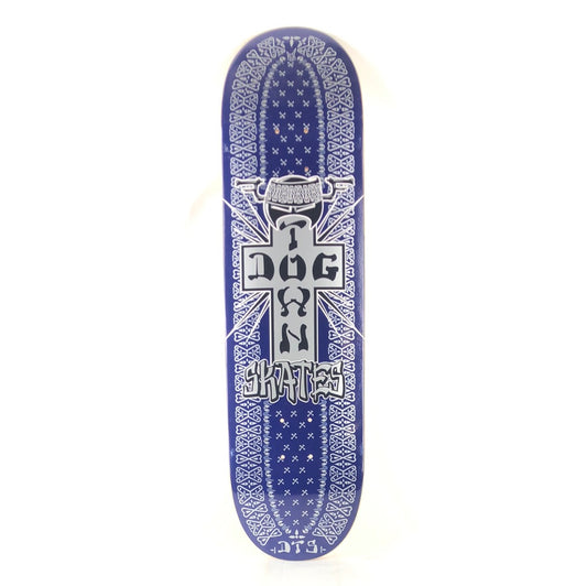 Dogtown Bandana Graphic Blue Grey Size 8.25" Vintage NOS Deck