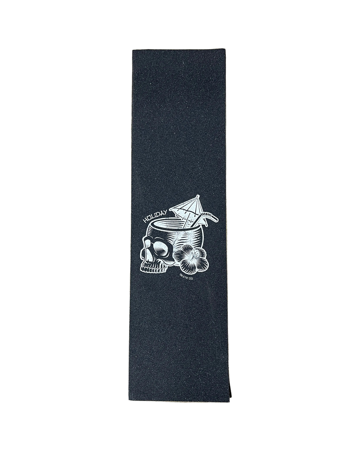 Holiday Skate Co. Skull Mug Black White NOS Graphic Griptape