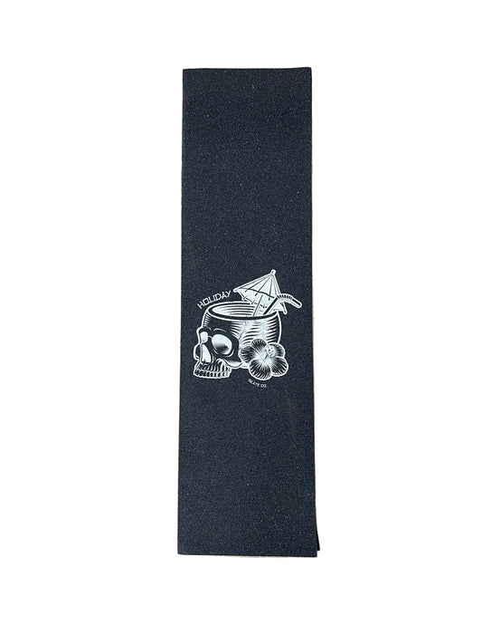Holiday Skate Co. Skull Mug Black White NOS Graphic Griptape