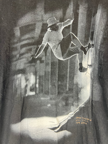 Adidas Mark Gonzales Wallride Photo Black White Size S S/s Vintage Shirt
