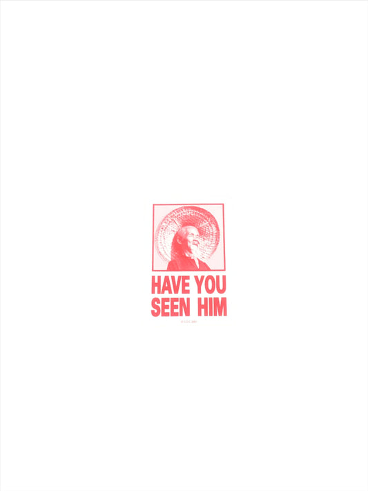 Powell Peralta Have You Seen Him Animal Chin Clear Red 4.25" x 2.875" Sticker