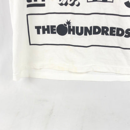 The Hundreds Mixed Media All Over Print  White Black Size L S/s Shirt