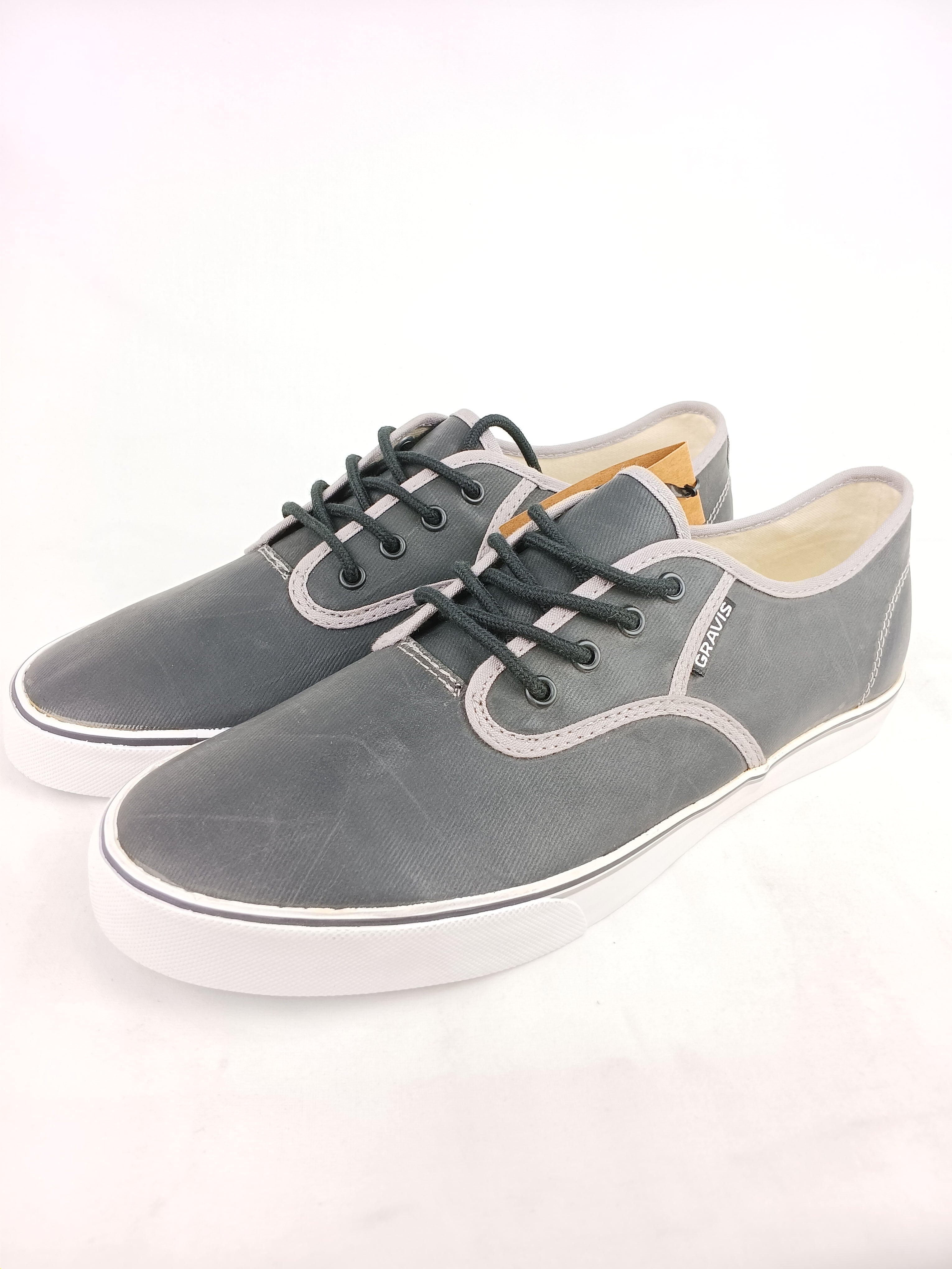 Gravis Exclusive Corduroy Collection Men's Gray Lace-Up fashion Casual Shoes Size 9.5