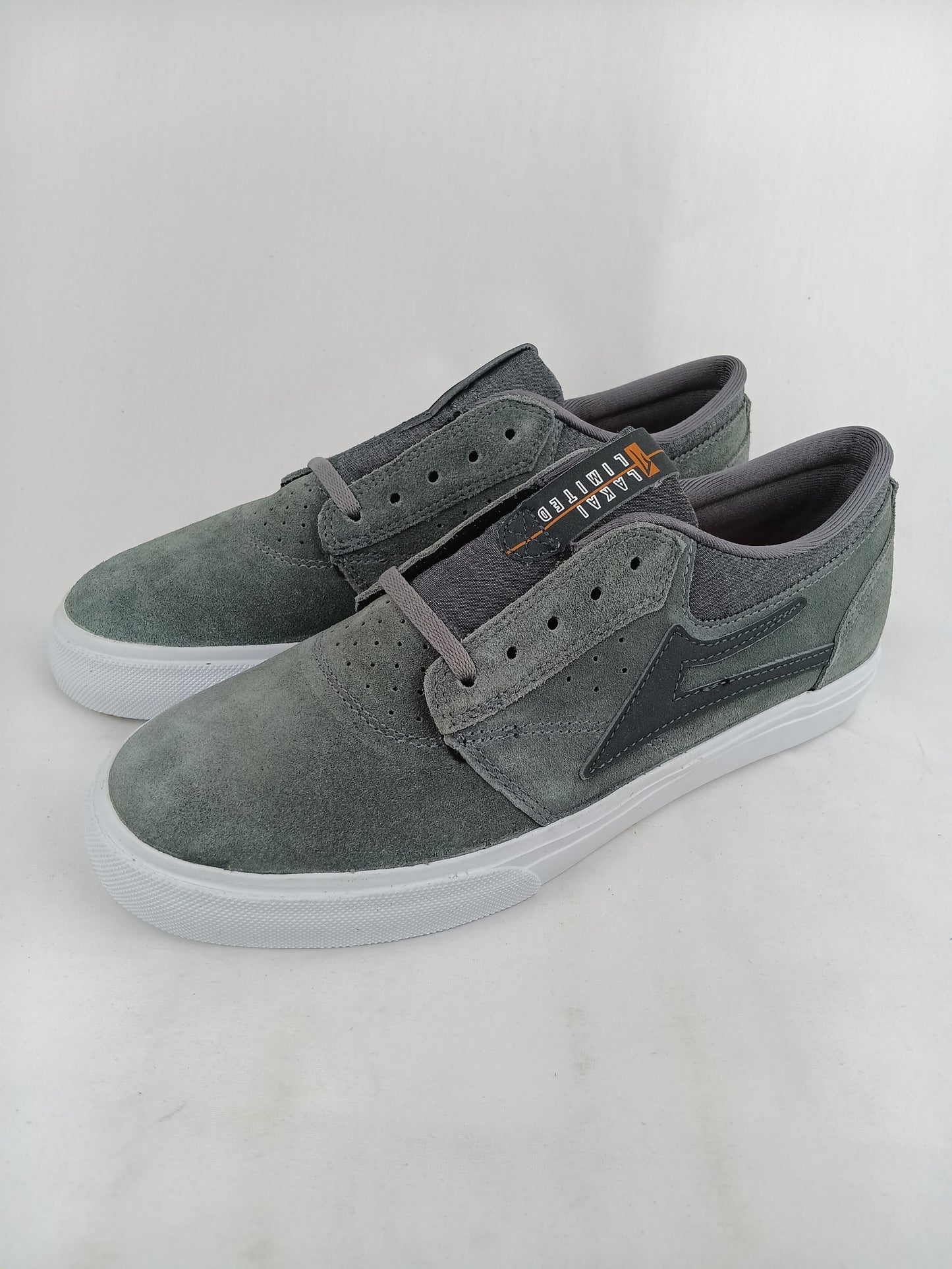 Lakai Griffin Grey Suede Size 8.5 Shoes