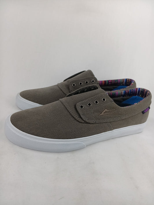 Lakai Camby Tour SMU Grey Canvas Size 8.5 Shoes