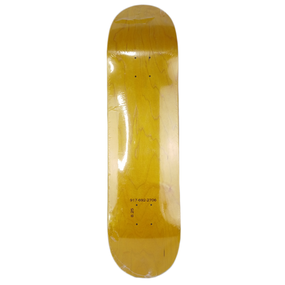 Nine One Seven 917 Phone Number Black Natural Size 8.25" Vintage NOS Deck