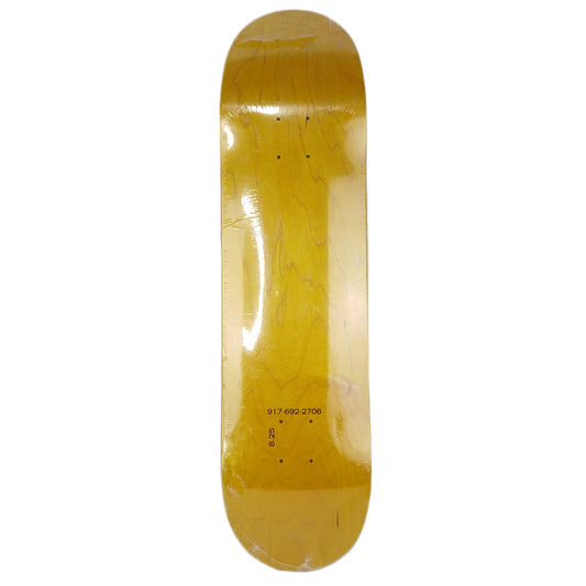 Nine One Seven 917 Phone Number Black Natural Size 8.25" Vintage NOS Deck