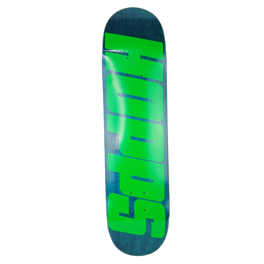 Hopps Team Blue Woodgrain Green Size 8.0" Vintage NOS Deck