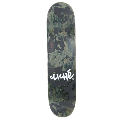 Cliché The Cliche Skate Black Grey White Size 8.5" Vintage NOS Deck copy