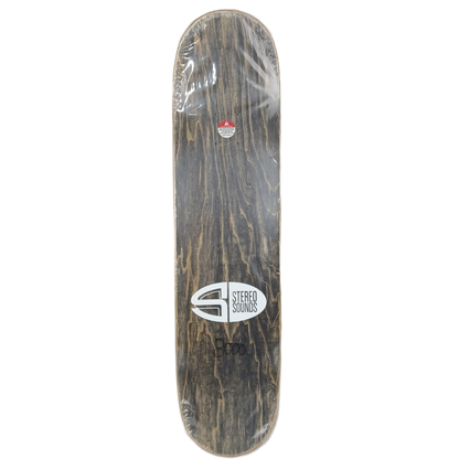 Stereo Arrows Grey Black White Size 8.000 Vintage NOS Deck