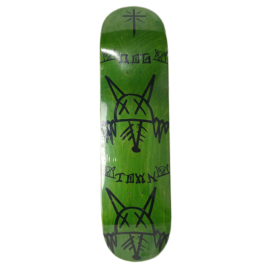 Dogtown Vato Rats Green Black Size 8.5" Vintage NOS Deck