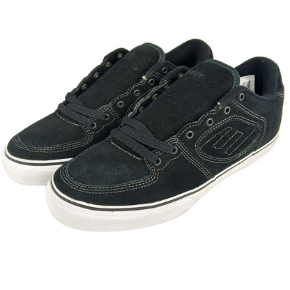 Emerica Reynolds Classics Black/Grey/White 2010 US Mens Size 9 Vintage Shoes