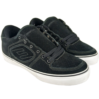 Emerica Reynolds Classics Black/Grey/White 2010 US Mens Size 9 Vintage Shoes