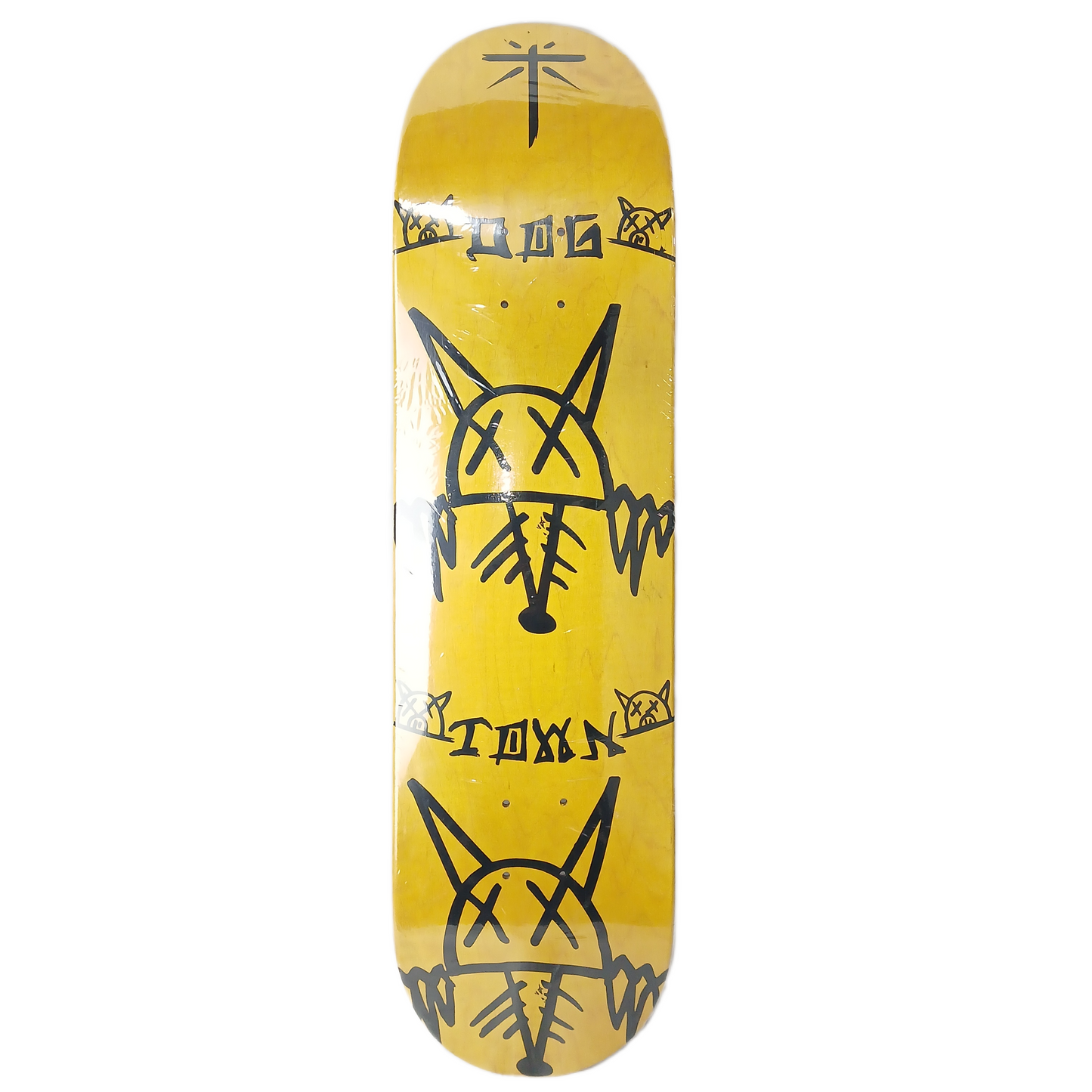 Dogtown Vato Rats Natural Woodgrain Black Size 8.25" Vintage NOS Deck