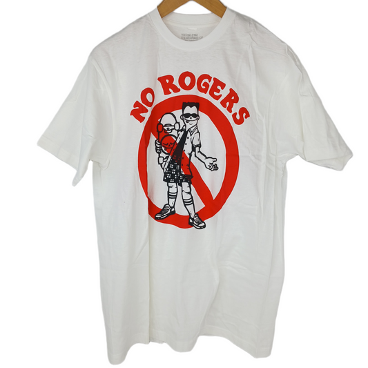Roger No Rogers White Red Size L S/s Shirt