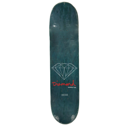 Diamond Taste The Diamond Life Black White Tan Size 8.0" Vintage NOS Deck